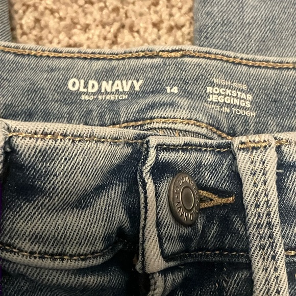 Old Navy Girls high-rise Rockstar Jeggings - Picture 10 of 14